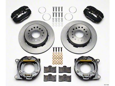 Corvette Wilwood Rear Parking Brake Kit, Forged Dynalite, 1956