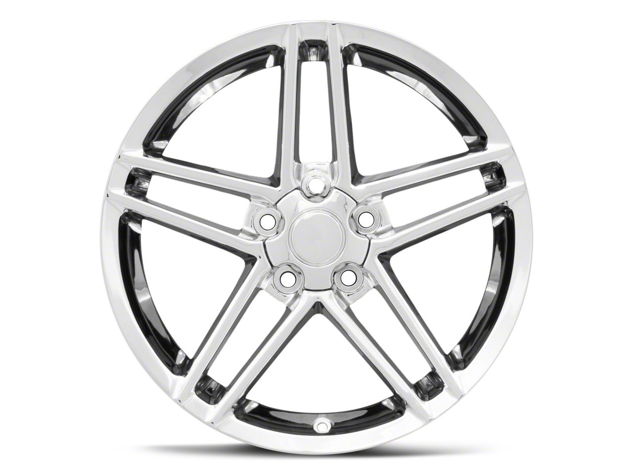 Ecklers CV07A Chrome Wheel; 17x9.5; 54mm Offset (88-96 Corvette C4)
