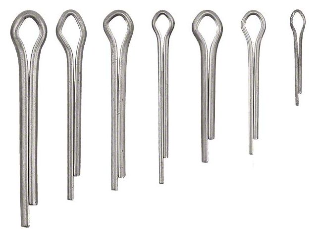Cotter Pin Set - Stainless Steel - 163 Pieces