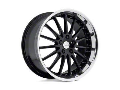 Coventry Wheels Whitley Gloss Black with Mirror Cut Lip Wheel; 20x8.5; 20mm Offset (84-96 Corvette C4)