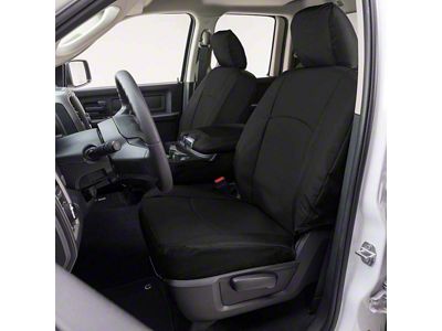 Covercraft Precision Fit Seat Covers Endura Custom Front Row Seat Covers; Black (71-81 Camaro)