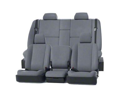 Covercraft Precision Fit Seat Covers Leatherette Custom Front Row Seat Covers; Medium Gray (82-92 Camaro Coupe)