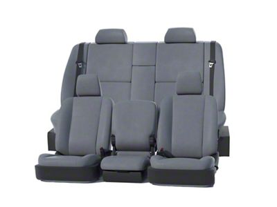 Covercraft Precision Fit Seat Covers Leatherette Custom Second Row Seat Cover; Medium Gray (71-81 Camaro)