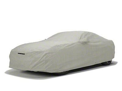 Covercraft Custom Car Covers 3-Layer Moderate Climate Car Cover; Gray (28-31 Model A Coupe w/ Visor & w/o Rear Spare Tire or Trunk)