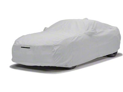 Covercraft Custom Car Covers 5-Layer Softback All Climate Car Cover; Gray (28-31 Model A Sedan w/ Visor & Sidemounts)