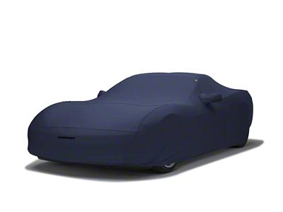 Covercraft Custom Car Covers Form-Fit Car Cover; Metallic Dark Blue (28-31 Model A Coupe w/ Visor & Sidemounts)