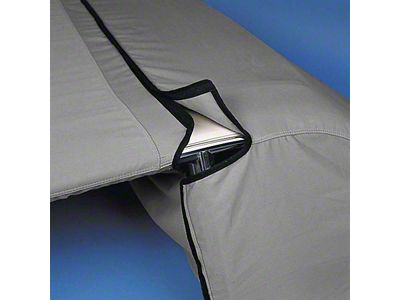 Covercraft Polycotton Hardtop Cover; Gray (89-96 Corvette C4 Hardtop, Excluding ZR-1)