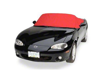 Covercraft WeatherShield HP Convertible Top Interior Cover; Red (68-75 Corvette C3 Convertible)