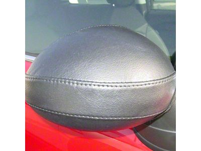 Covercraft Colgan Custom Mirror Bra; Black Crush (84-96 Corvette C4 Hatchback)