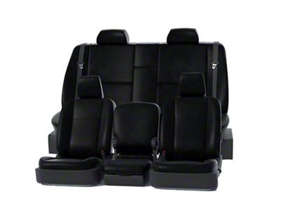 Covercraft Precision Fit Seat Covers Leatherette Custom Front Row Seat Covers; Black (91-02 Firebird)