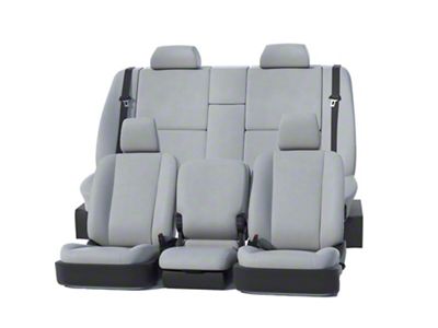 Covercraft Precision Fit Seat Covers Leatherette Custom Front Row Seat Covers; Light Gray (91-02 Firebird)