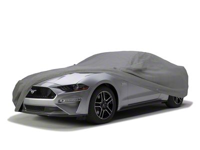 Covercraft Custom Car Covers 3-Layer Moderate Climate Car Cover with 2 Mirror Pockets; Gray (69-70 Mustang Sportsroof, Excluding GT350 & GT500)