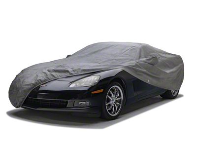 Covercraft Custom Car Covers 5-Layer Indoor Car Cover without Mirror Pockets; Gray (65-68 Mustang Fastback, Excluding GT350 & GT500)