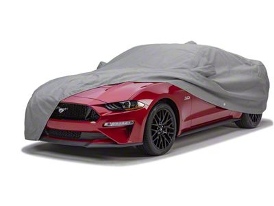Covercraft Custom Car Covers 5-Layer Softback All Climate Car Cover without Mirror Pockets; Gray (65-68 Mustang Fastback, Excluding GT350 & GT500)