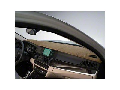 Covercraft SuedeMat Custom Dash Cover; Beige (90-93 Corvette C4 w/ Climate Sensor)