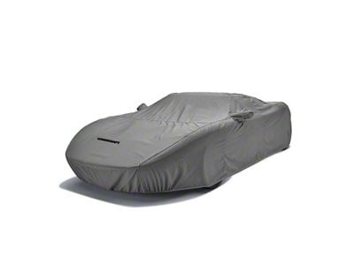 Covercraft Custom Car Covers Sunbrella Car Cover with 2 Mirror Pockets; Gray (63-67 Corvette C2 Coupe)