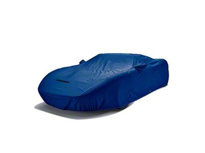 Covercraft Custom Car Covers Sunbrella Car Cover with 2 Mirror Pockets; Pacific Blue (63-67 Corvette C2 Coupe)