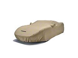 Covercraft Custom Car Covers Tan Flannel Car Cover; Tan (84-90 Corvette C4 Hatchback)