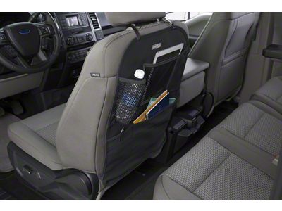 Covercraft Polycotton Seatback Organizer; Charcoal (Universal; Some Adaptation May Be Required)