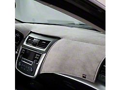 Covercraft VelourMat Custom Dash Cover; Grey (90-93 Corvette C4 w/ Climate Sensor)