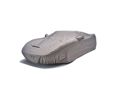 Covercraft Custom Car Covers WeatherShield HD Car Cover with 1 Mirror Pockets; Gray (68-77 Corvette C3)