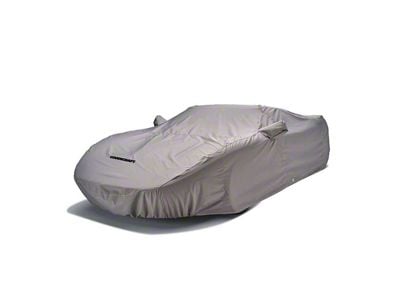 Covercraft Custom Car Covers WeatherShield HD Car Cover with 2 Mirror Pockets; Gray (68-77 Corvette C3)