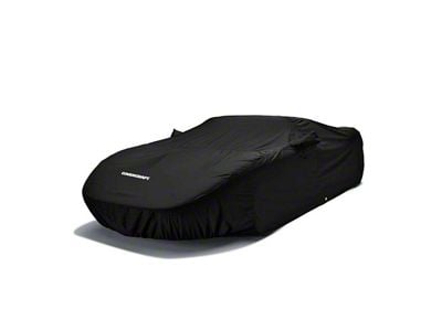 Covercraft Custom Car Covers WeatherShield HP Car Cover with 1 Mirror Pocket; Black (63-67 Corvette C2 Coupe)