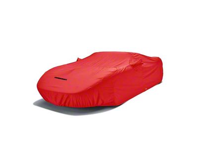 Covercraft Custom Car Covers WeatherShield HP Car Cover with 1 Mirror Pockets; Red (68-77 Corvette C3)