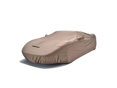 Covercraft Custom Car Covers WeatherShield HP Car Cover with 1 Mirror Pockets; Taupe (68-77 Corvette C3)