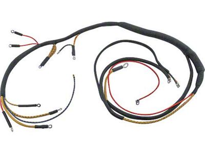 Cowl Dash Wiring Harness - 2 Terminal Amp Gauge - V8 - FordPassenger