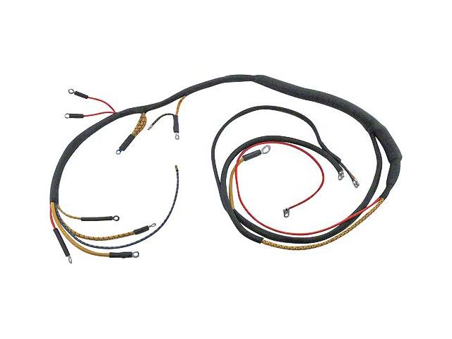 Cowl Dash Wiring Harness - 2 Terminal Amp Gauge - V8 - FordPassenger