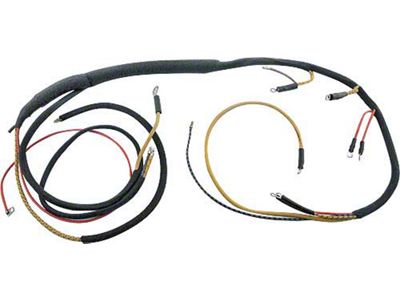 Cowl Dash Wiring Harness - Amp Gauge Loop Style - V8 - FordPassenger