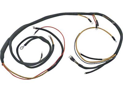 Cowl Dash Wiring Harness - Amp Gauge Loop Style - V8 - FordPassenger