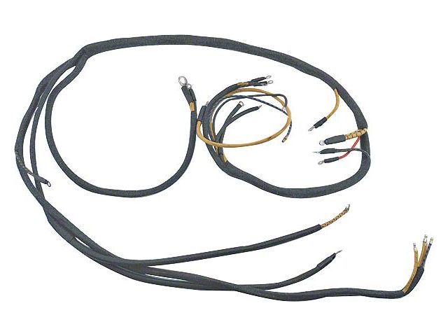 Cowl Dash Wiring Harness - Amp Gauge Loop Style - V8 - FordPassenger