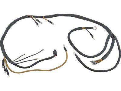 Cowl Dash Wiring Harness - Amp Gauge Loop Style - V8 - FordPassenger