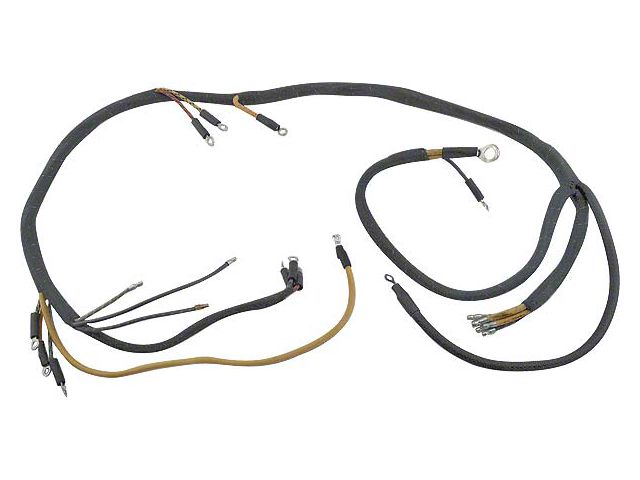 Cowl Dash Wiring Harness - Amp Gauge Loop Style - V8 - FordPassenger