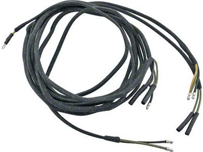 Cowl Dash Wiring Harness - With Amp Gauge Loop - 4 Cylinder- Ford Passenger