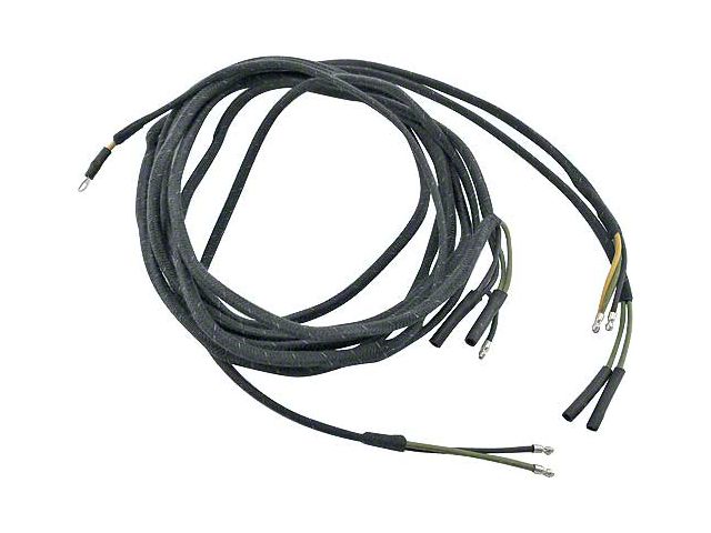 Cowl Dash Wiring Harness - With Amp Gauge Loop - 4 Cylinder- Ford Passenger