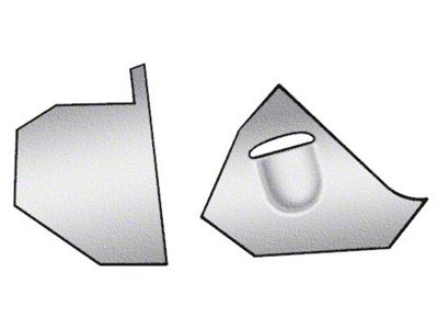 Cowl Kick Panels - 1939 Ford Deluxe & 1940 Ford Passenger Cars - Fiberglass