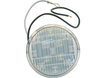 Cowl Lamp Lens Insert - Clear With 13 Amber LEDs - 12 Volt - Ford