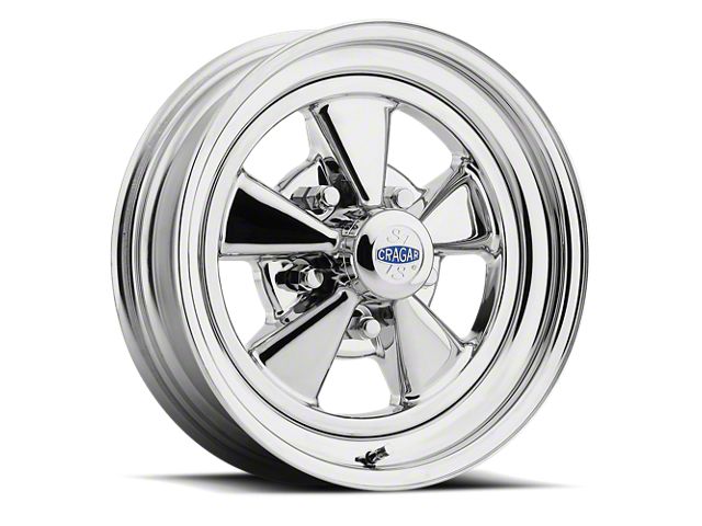 Cragar 61C Super Sport 15 X 6 Chrome Wheel 3.25 Backspace