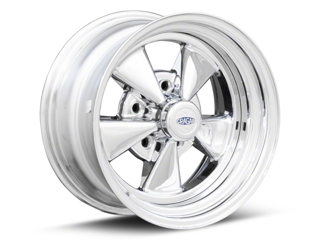 Cragar Ecklers 61C Super Sport 15 X 8 Chrome Wheel 4.25 Backspace