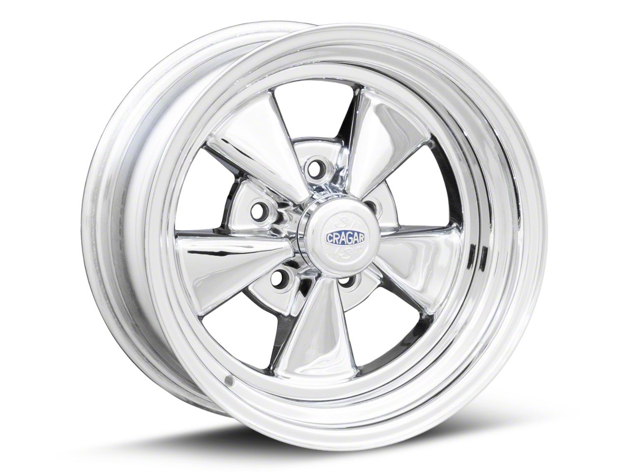 Cragar Ecklers 61C Super Sport 15 X 8 Chrome Wheel 4.25 Backspace