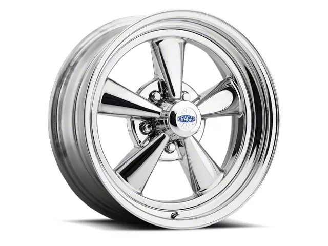 Cragar 61C Super Sport 15 X 8 Chrome Wheel 4.25 Backspace