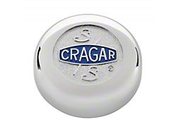 Cragar Chrome S/S Vintage Flat Replacement Center Cap