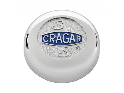 Cragar Chrome S/S Vintage Flat Replacement Center Cap