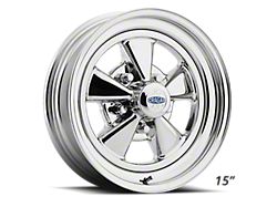 Cragar 61C S/S Series Chrome Wheel; 15x8; 19.10mm Offset (68-82 Corvette C3)