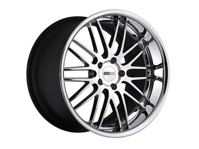 Cray Hawk Chrome Wheel; Rear Only; 18x10.5; 65mm Offset (89-96 Corvette C4)