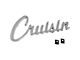 Cruisin Script Emblem, Chrome, 1962-1979