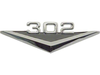 Fender Emblem; 302 (65-66 Mustang)
